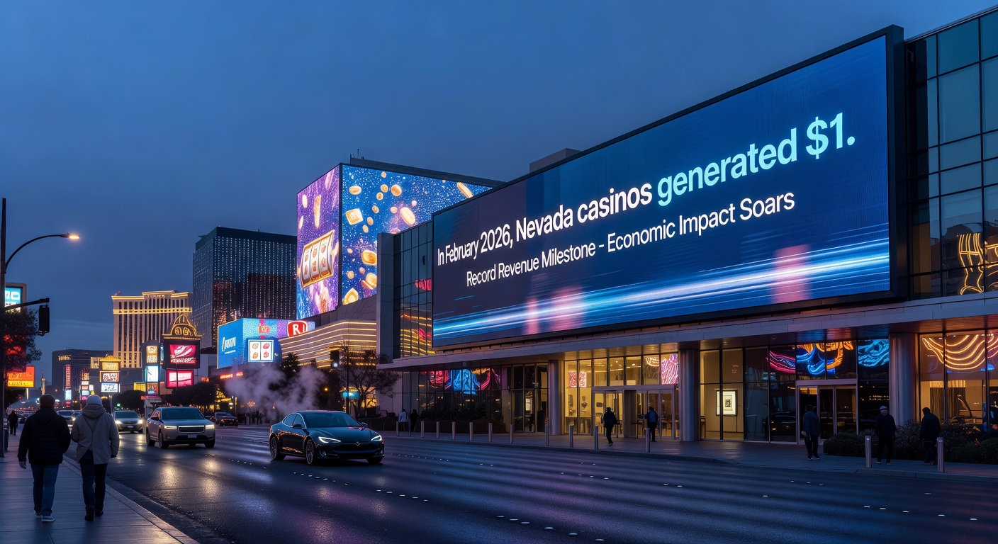 Close-up of a bustling baccarat table on the Las Vegas Strip, chips stacked high amid intense play