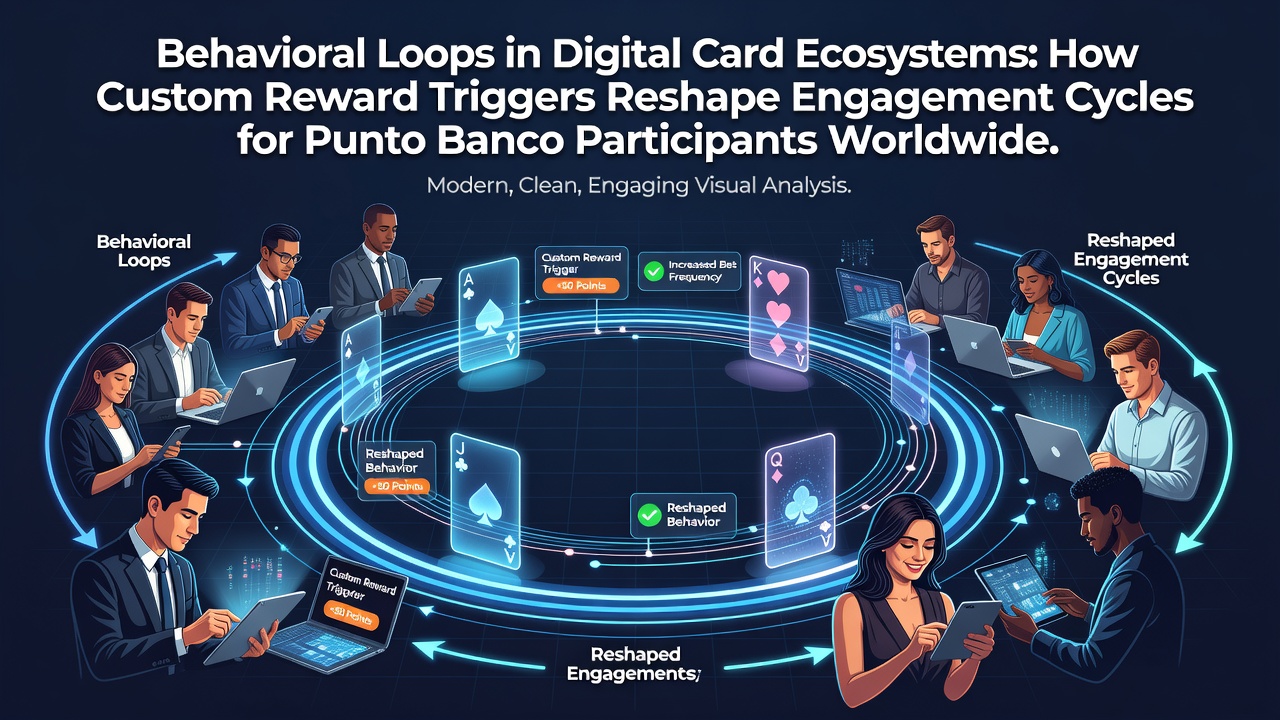 Digital Punto Banco interface displaying personalized reward notifications and engagement metrics on a mobile screen
