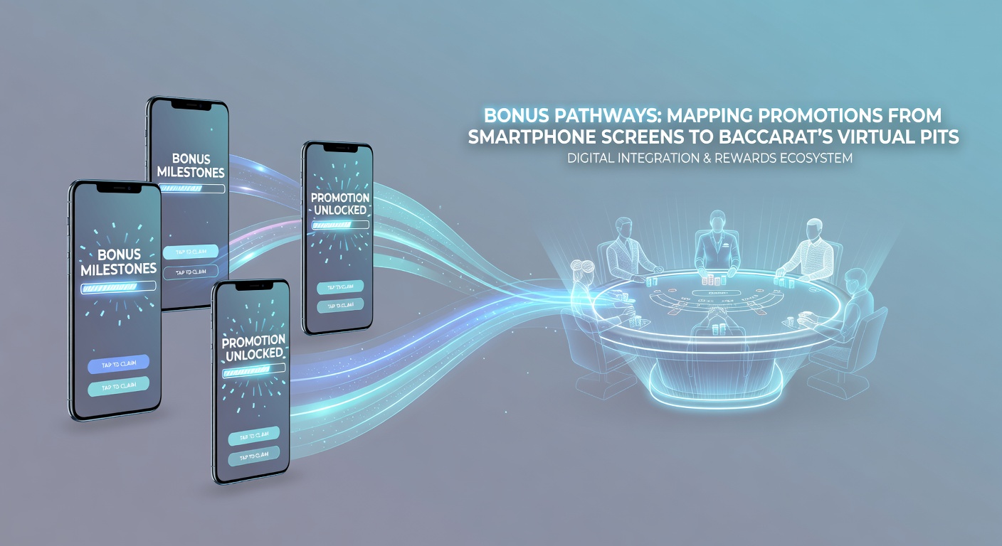 Virtual baccarat table interface on a mobile device showing active bonus balance and wagering progress
