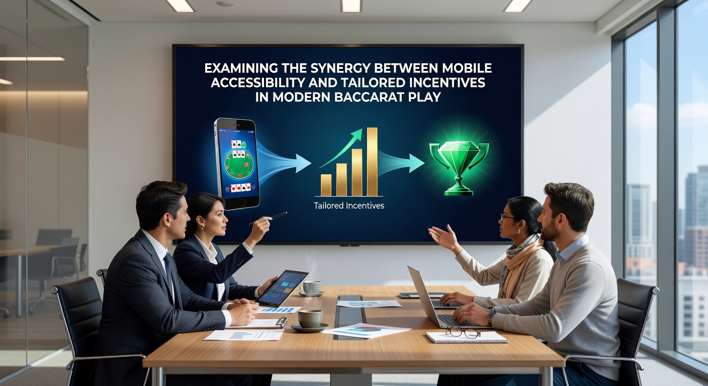 Close-up of smartphone screen showing tailored baccarat promotion and loyalty points tracker