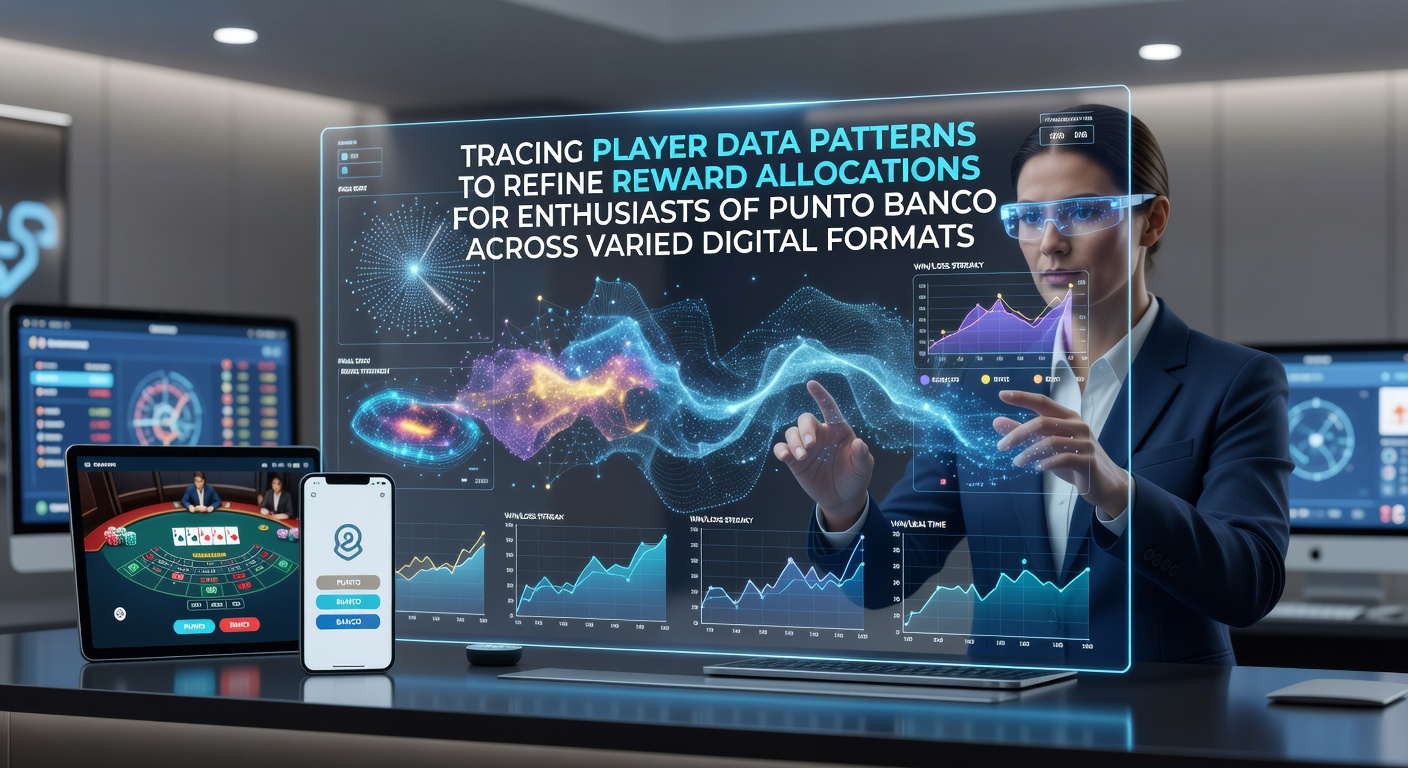 Visualization of player data analytics dashboard showing punto banco betting patterns and reward metrics on digital platforms