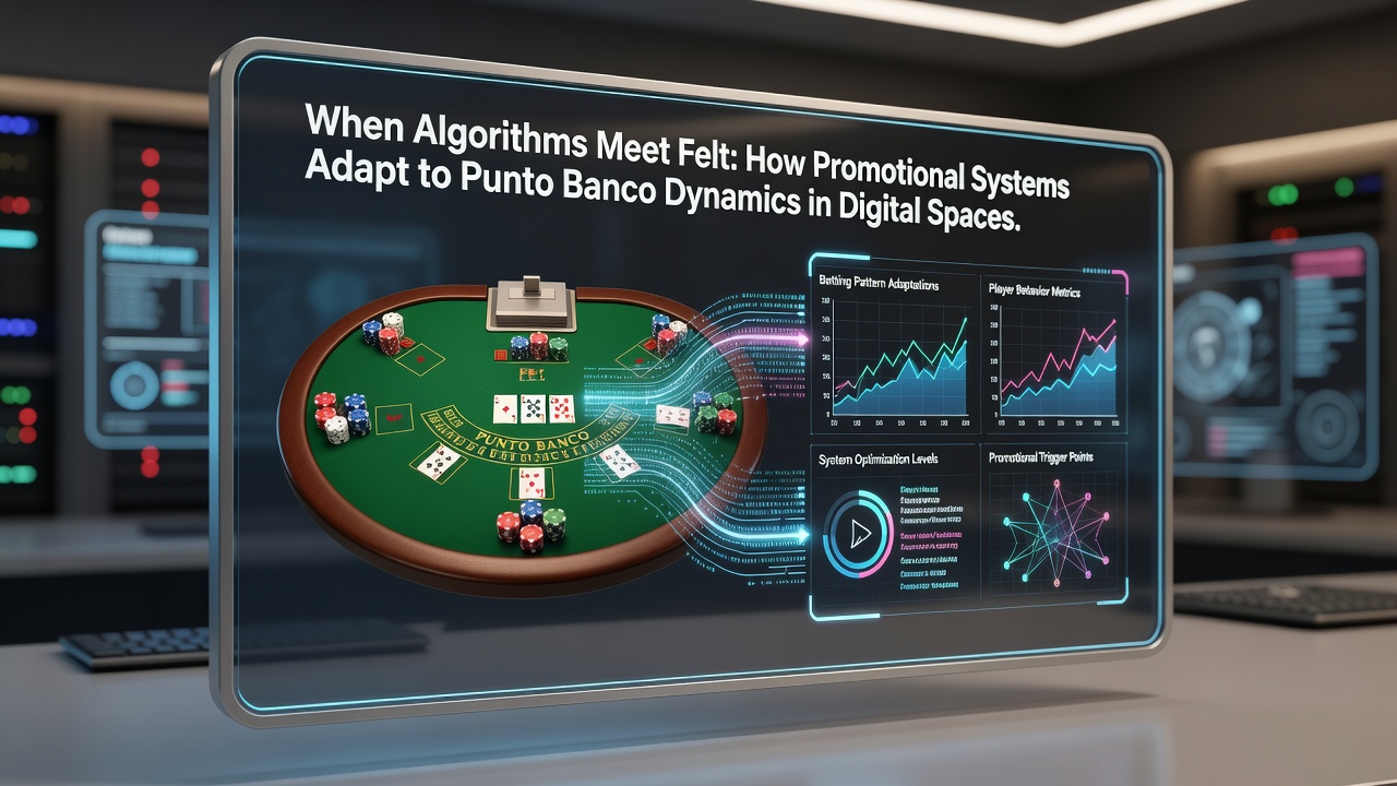 Mobile screen displaying punto banco game alongside adaptive promotional notifications